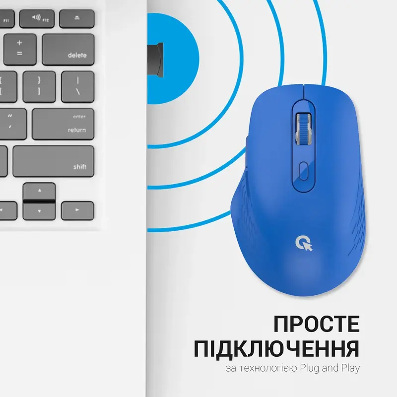 Компьютерная мышь OfficePro M230C (Blue) фото