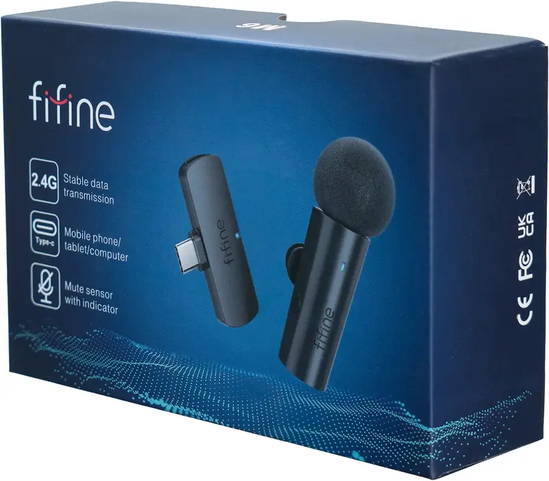 Микрофон петличный Fifine M6 фото