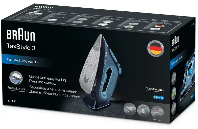 Праска BRAUN SI 3050 BL - фото - №3
