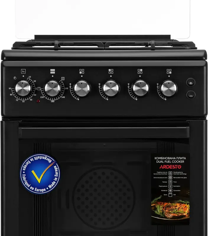 Плита комбинированная Ardesto FSC-F5060PB - фото - №7