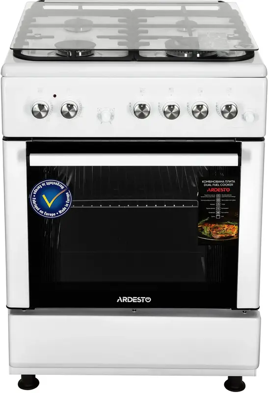 Плита комбинированная Ardesto FSC-F6060PW - фото - №4