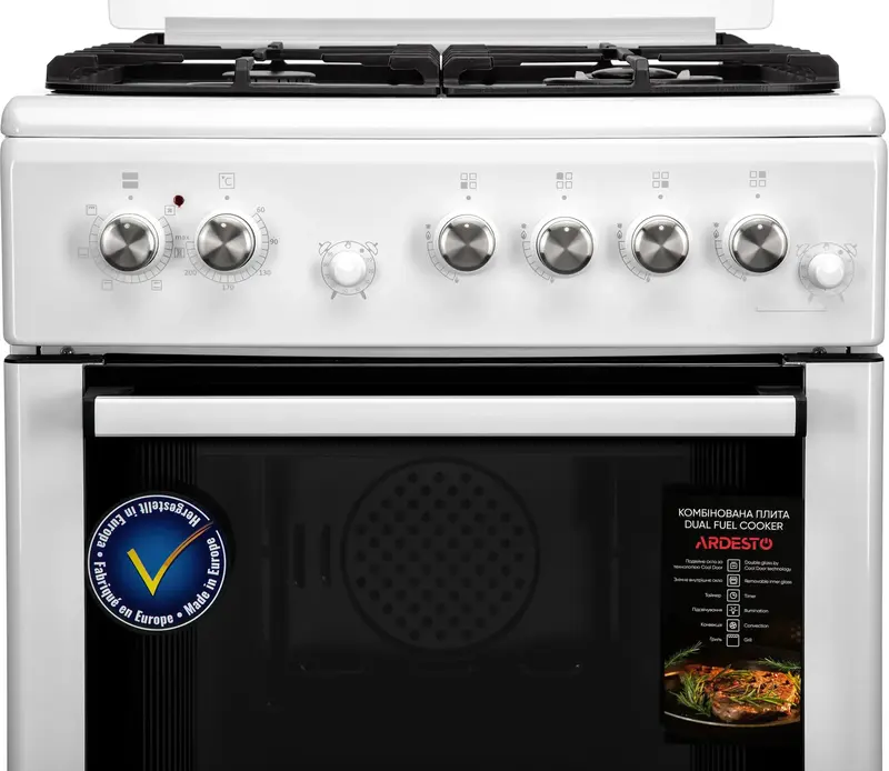 Плита комбинированная Ardesto FSC-F6060PW - фото - №5