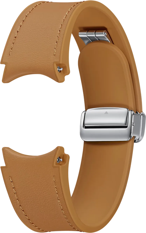 Ремінець Samsung для Galaxy Watch6 D-Buckle Hybrid Eco-Leather Band (M/L) Camel ET-SHR94LDEGEU фото
