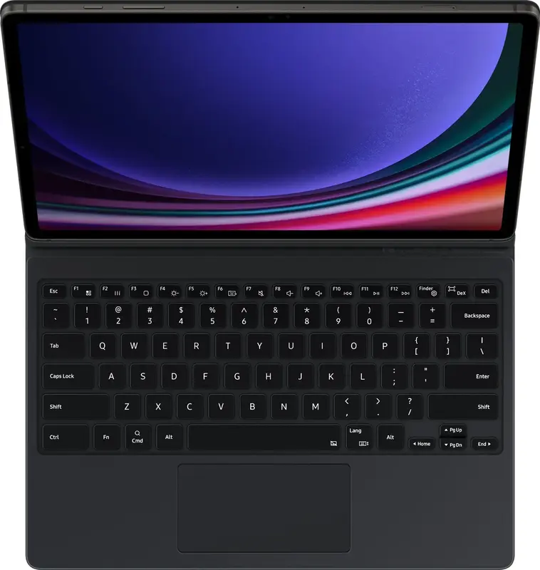 Чохол для Samsung Tab S9+/Tab S9 FE+ Book Cover Keyboard Black - фото - №1