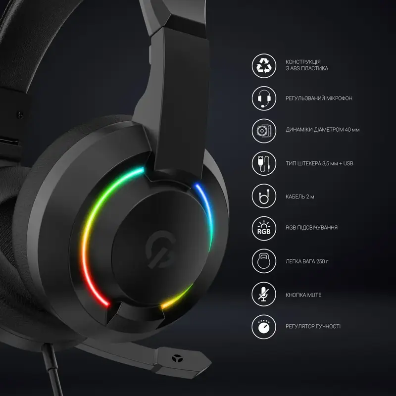 Гарнитура игровая GamePro HS299 (Black) фото