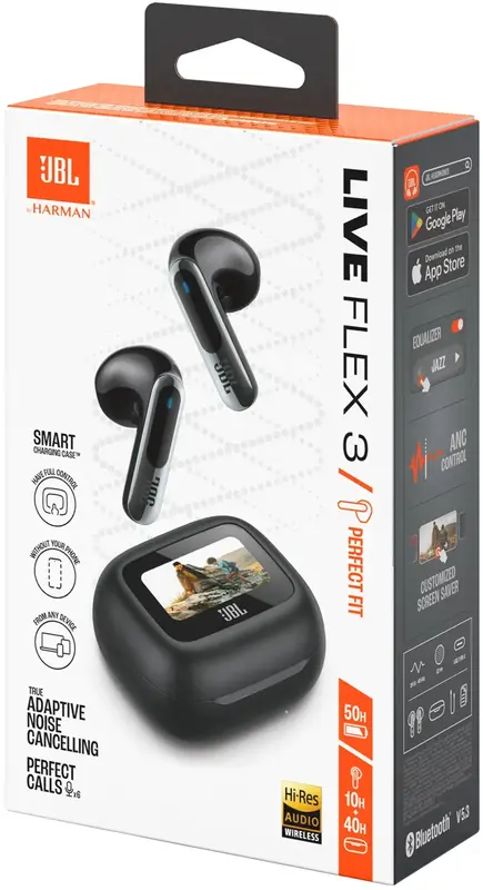 Навушники JBL Live Flex 3 (Black) JBLLIVEFLEX3BLK фото
