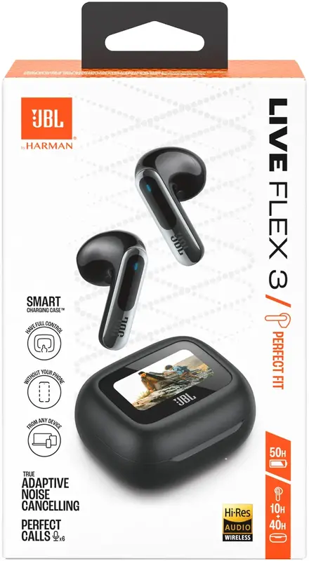 Навушники JBL Live Flex 3 (Black) JBLLIVEFLEX3BLK фото