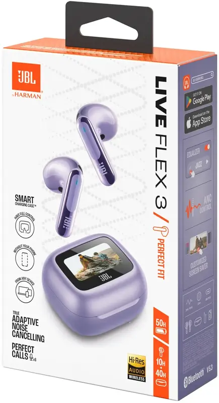 Наушники JBL Live Flex 3 (Purple) JBLLIVEFLEX3PUR фото