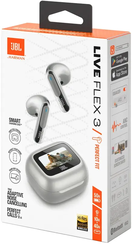 Наушники JBL Live Flex 3 (Silver) JBLLIVEFLEX3SIL фото