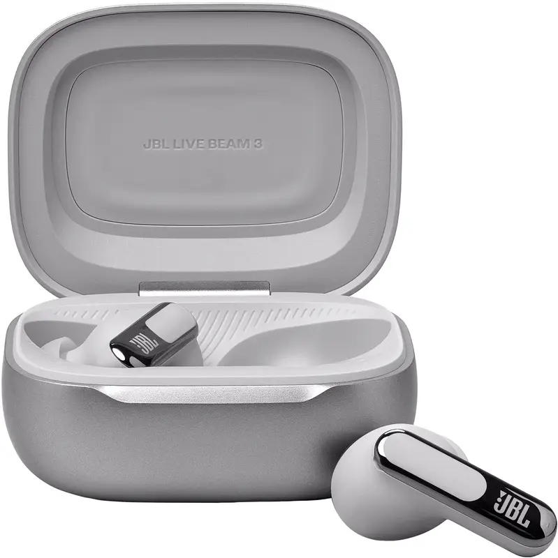 Навушники JBL Live Beam 3 (Silver) JBLLIVEBEAM3SIL - фото - №1
