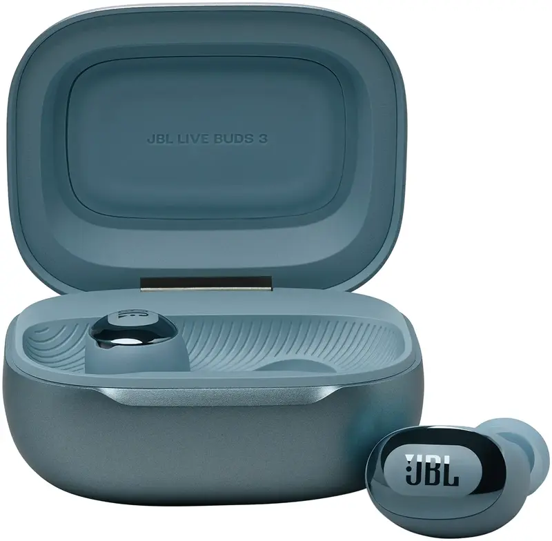 Навушники JBL Live Buds 3 (Blue) JBLLIVEBUDS3BLU - фото - №1