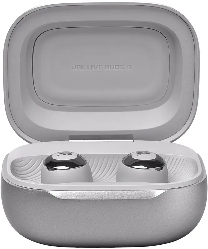 Навушники JBL Live Buds 3 (Silver) JBLLIVEBUDS3SIL - фото - №6