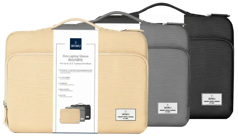 Сумка WIWU Ora Laptop Sleeve 16" (gray) - фото - №4