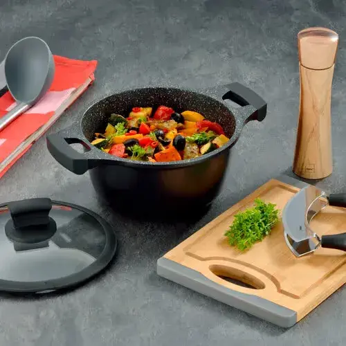 Каструля з кришкою KELA Stella Nova, 20 см, 2,2 л (12218) - фото - №1