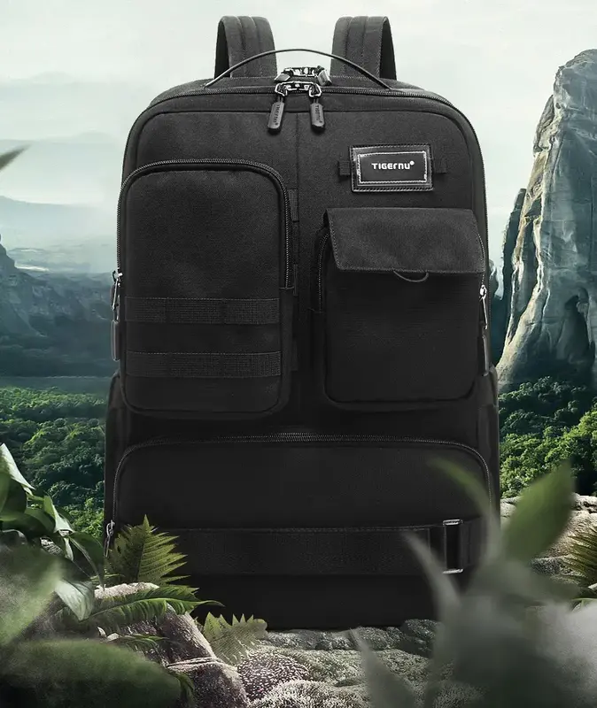 Рюкзак Tigernu T-B9007 Black - фото - №1
