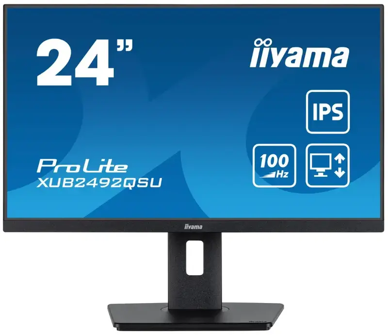 Монітор 23.8" Iiyama ProLite XUB2492QSU-B1 - фото - №0