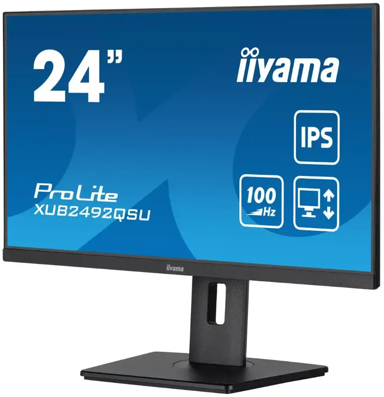 Монітор 23.8" Iiyama ProLite XUB2492QSU-B1 - фото - №2