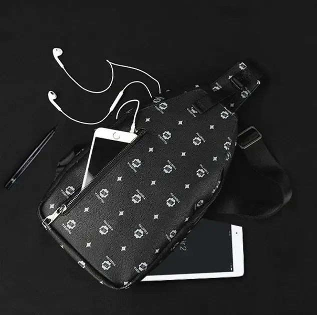 Сумка слінг Tigernu T-S8027PU Black - фото - №4
