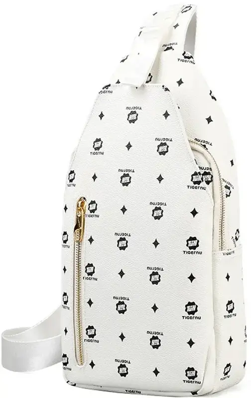 Сумка слінг Tigernu T-S8027PU White - фото - №0