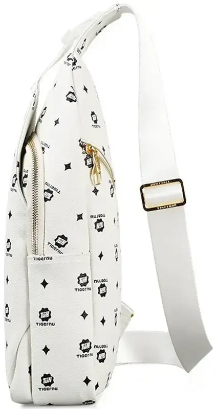 Сумка слінг Tigernu T-S8027PU White - фото - №1