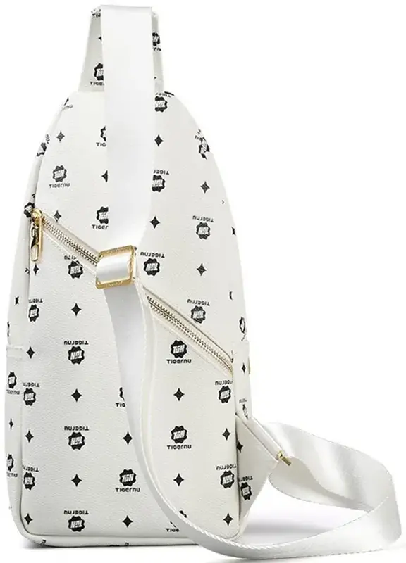 Сумка слінг Tigernu T-S8027PU White - фото - №2
