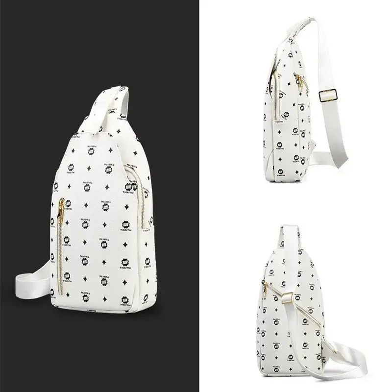 Сумка слінг Tigernu T-S8027PU White - фото - №3