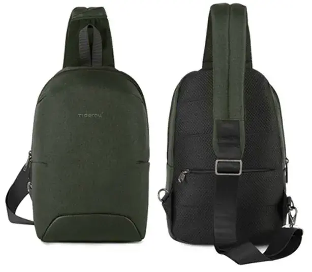 Сумка слінг Tigernu T-S8093S Army Green - фото - №4