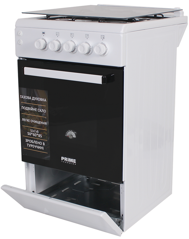 Плита газова Prime Technics PSG 54015 W - фото - №2