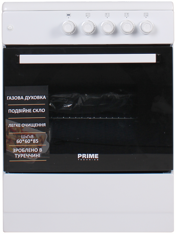 Плита газова Prime Technics PSG 64003 W - фото - №0