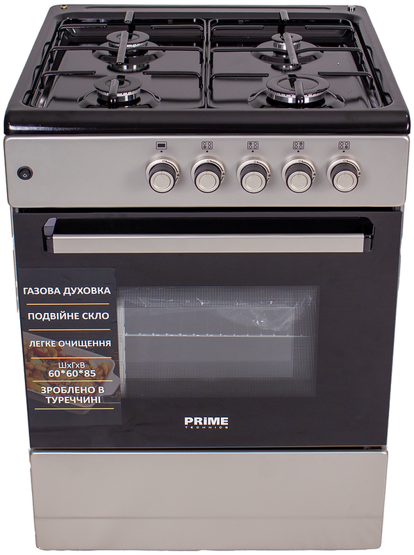Плита газова Prime Technics PSG 64004 B - фото - №0