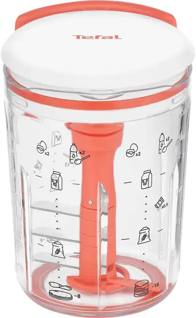 Експрес замішувач для тіста Tefal 900 мл K1844404 - фото - №3