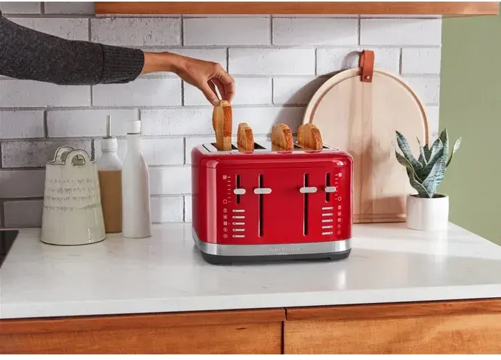 Тостер KitchenAid 5KMT4109EER на 4 слоти (Червоний) - фото - №5