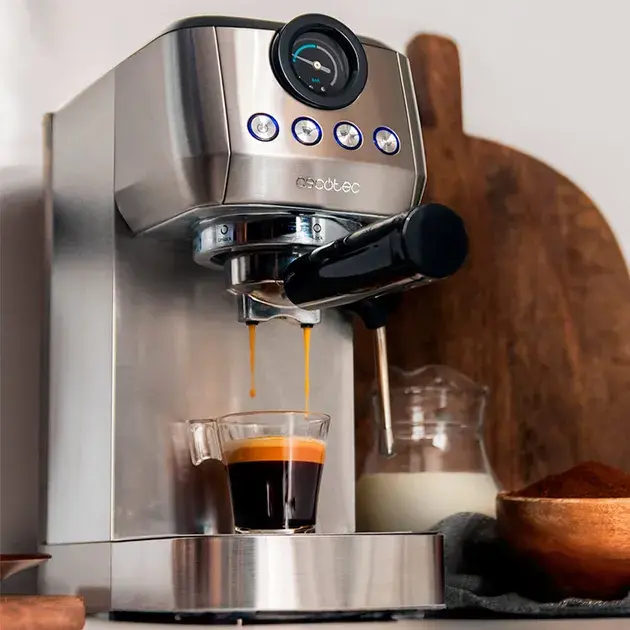 Кофеварка рожковая Cecotec Power Espresso 20 Steel Pro (CCTC-01984) фото