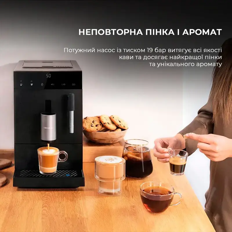 Кавомашина Cecotec Cremmaet Compact Steam (CCTC-01637) - фото - №3