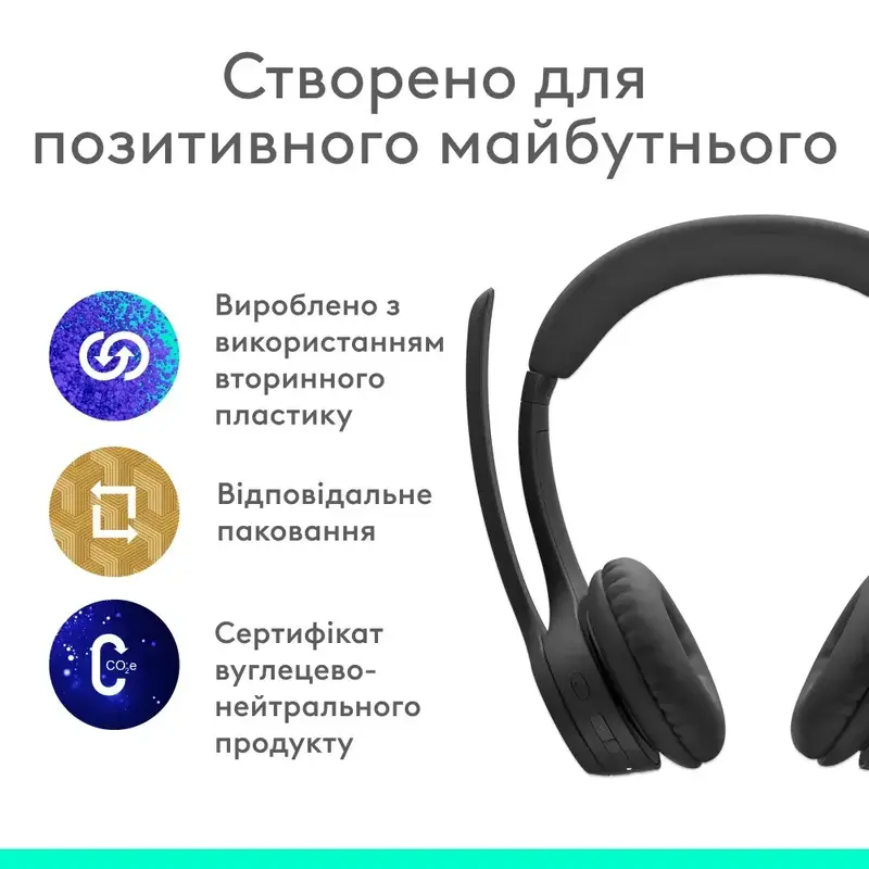 Гарнітура Logitech Zone 300 Black - фото - №6