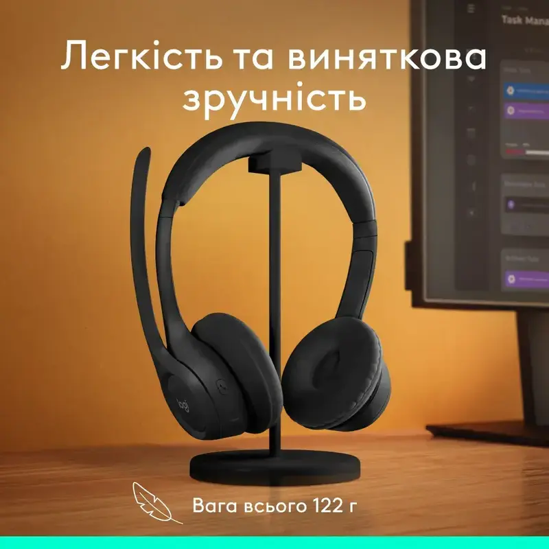 Гарнітура Logitech Zone 300 Black - фото - №7