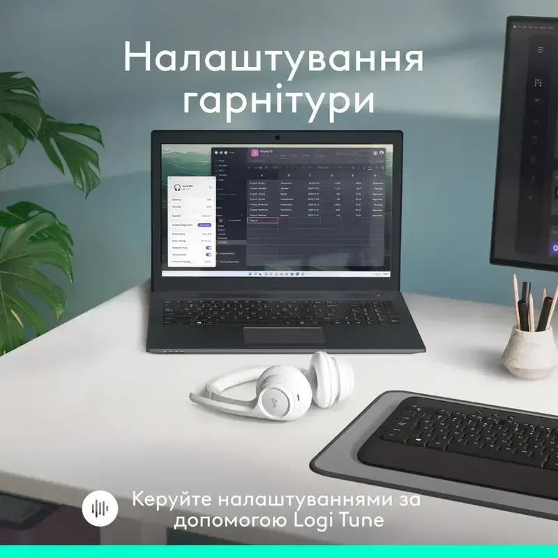 Гарнитура Logitech Zone 300 White фото