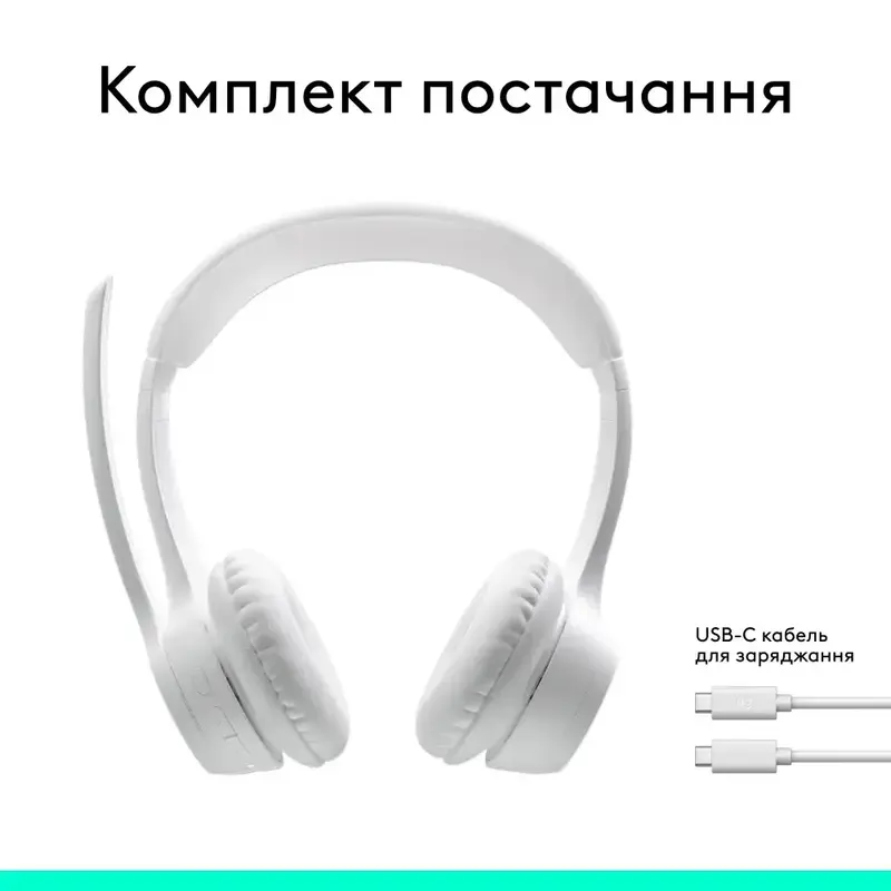 Гарнитура Logitech Zone 300 White фото