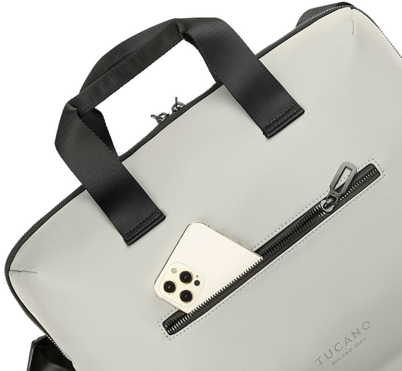 Сумка для ноутбука Tucano Gommo 15.6" Silver (BGOM15-G) - фото - №3