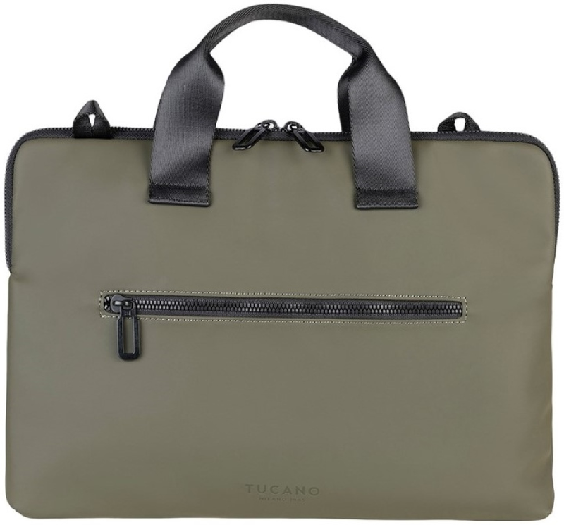Сумка-чохол для ноутбука Tucano Gommo Super Slim 13"/14" Green (BSGOM1314-VM) - фото - №0