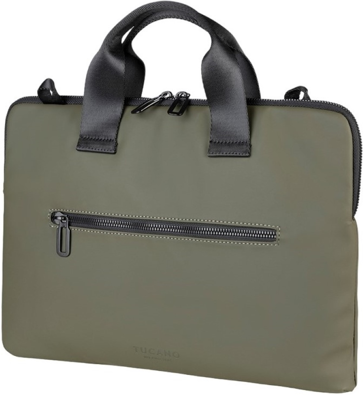 Сумка-чохол для ноутбука Tucano Gommo Super Slim 13"/14" Green (BSGOM1314-VM) - фото - №1