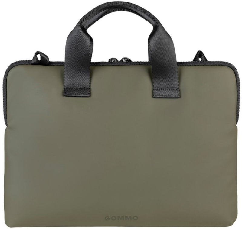 Сумка-чохол для ноутбука Tucano Gommo Super Slim 13"/14" Green (BSGOM1314-VM) - фото - №2