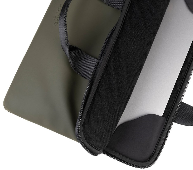 Сумка-чохол для ноутбука Tucano Gommo Super Slim 13"/14" Green (BSGOM1314-VM) - фото - №5