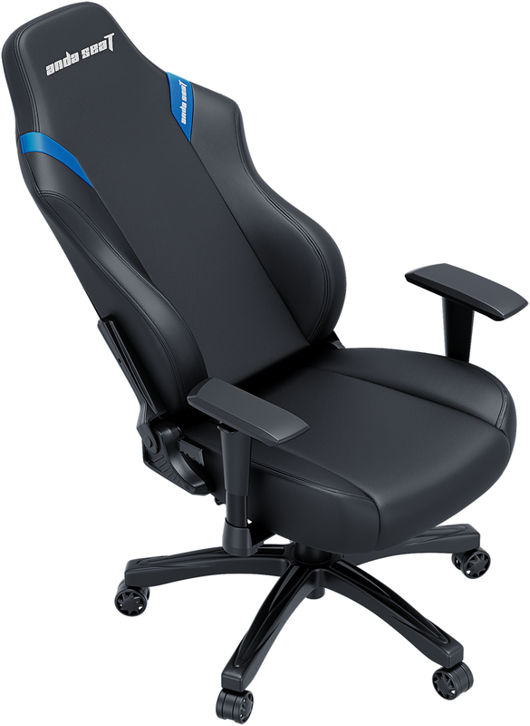 Ігрове крісло Anda Seat Luna Size L (Black/Blue) AD18-44-BS-PV - фото - №6