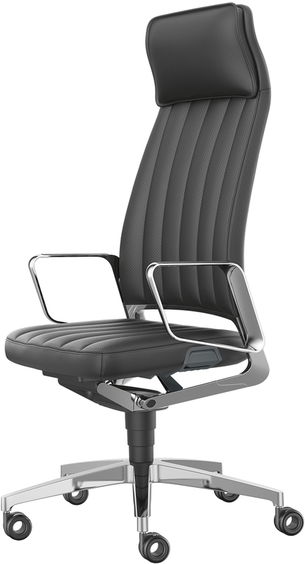 Офісне крісло Interstuhl VINTAGEis5 32V4 Leather Black - фото - №1