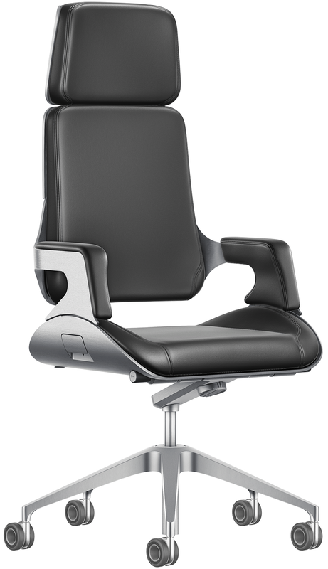 Офісне крісло Interstuhl Silver 362S Leather Black - фото - №0