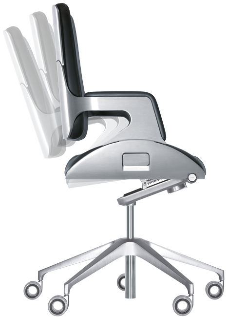 Офісне крісло Interstuhl Silver 362S Leather Black - фото - №4