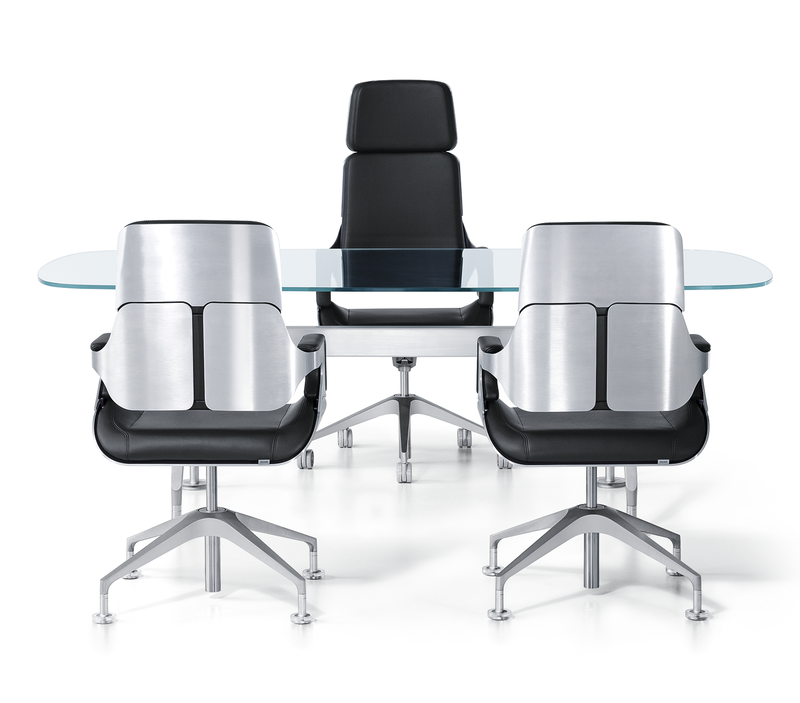 Офісне крісло Interstuhl Silver 362S Leather Black - фото - №5