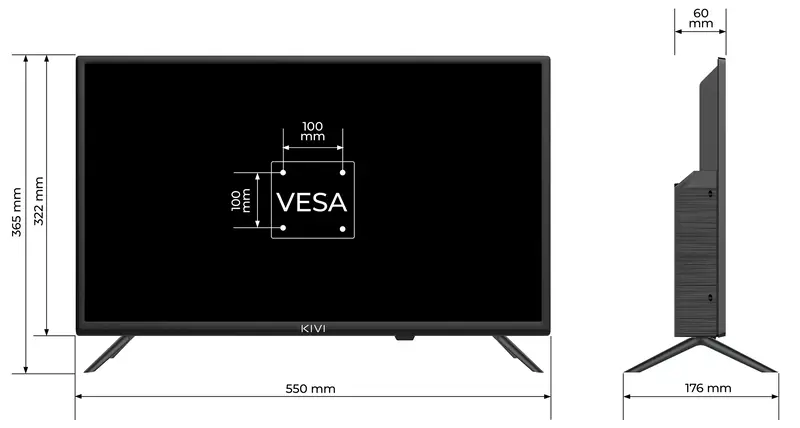 Телевізор Kivi 24H760QB - фото - №8