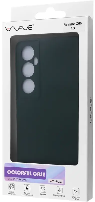 Чехол для Realme C65 4G WAVE Colorful Case TPU (forest green) фото